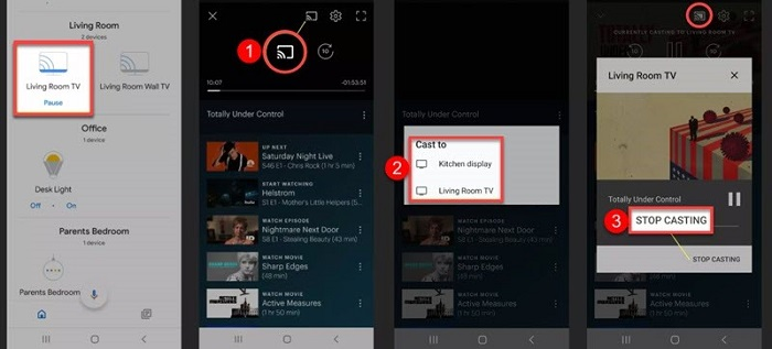 cast hulu video to TV with Chromecast