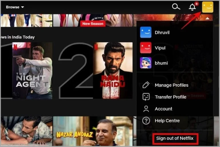 fix netflix won't play on chrome - sign out Netflix on web