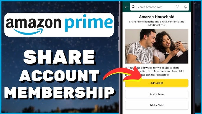 add member on Amazon Household