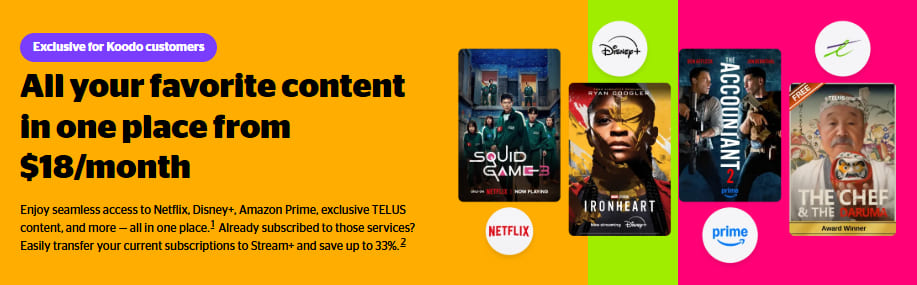 get Disney Plus free via Koodomobile