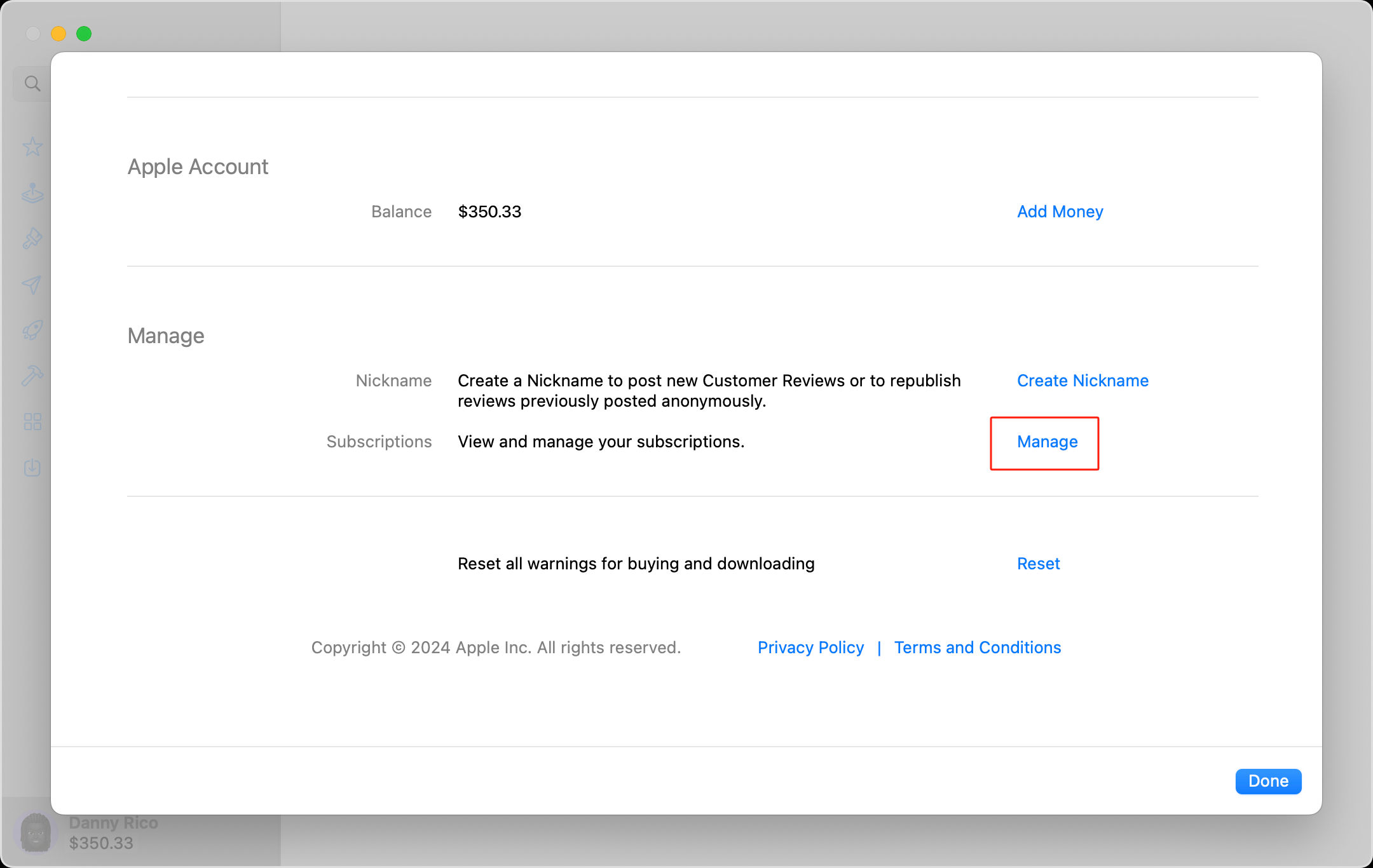 cancel Paramount Plus subscription on Mac App Store