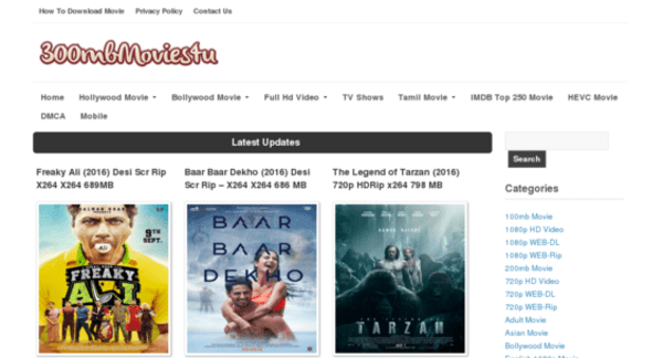 free movie download site - 300MB Movies 4U