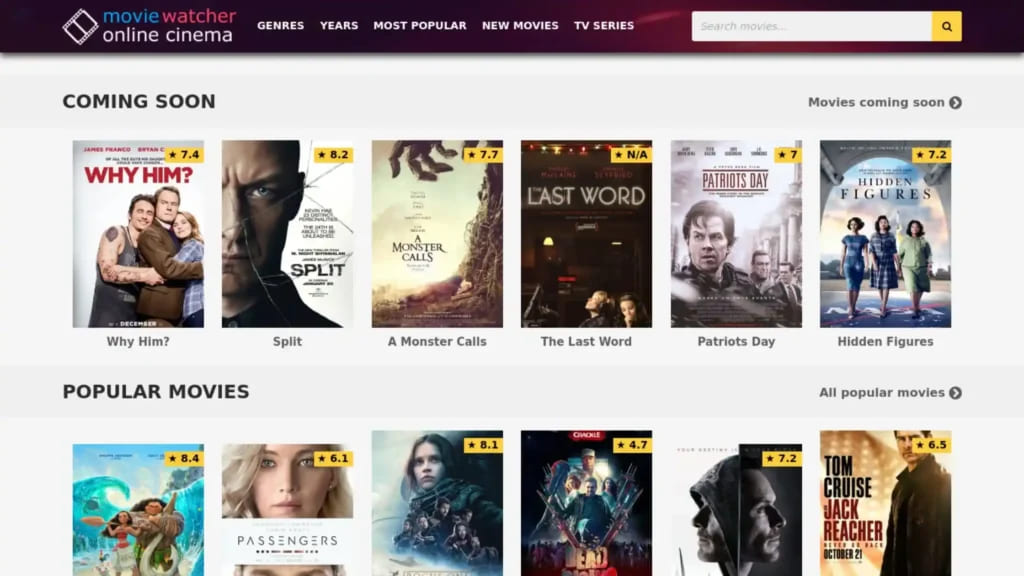 best Gomovies alternative - MovieWatcher