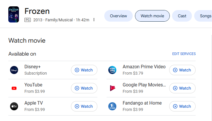 watch Frozen movie online