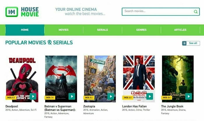 best websites to download movies for free - HouseMovie