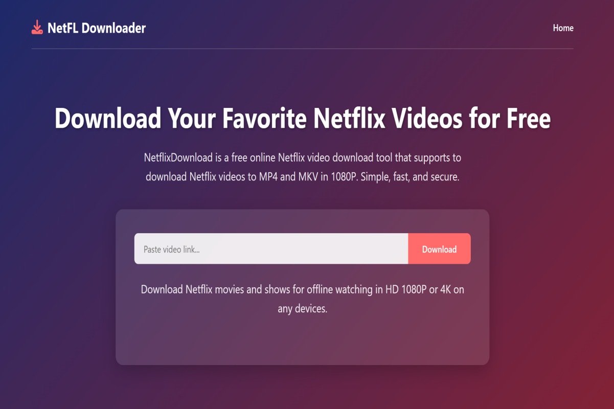 download netflix movie on web browser