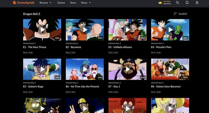 watch Dragon Ball Z on Crunchyroll