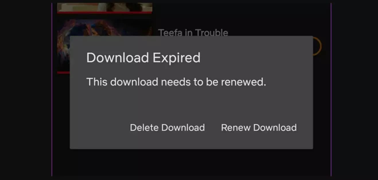 HBO Max downloads expired