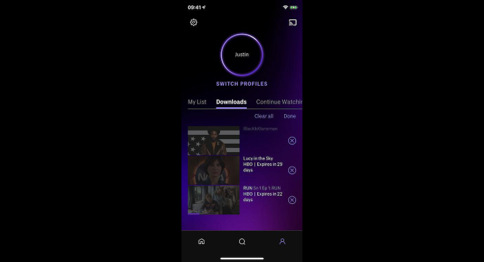 Renew Download on HBO Max app