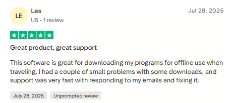 customer review of TunesBank