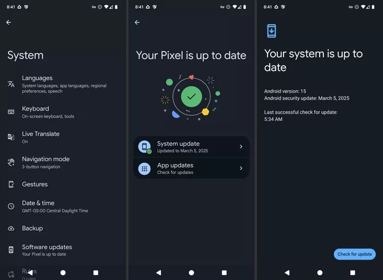 update Android system