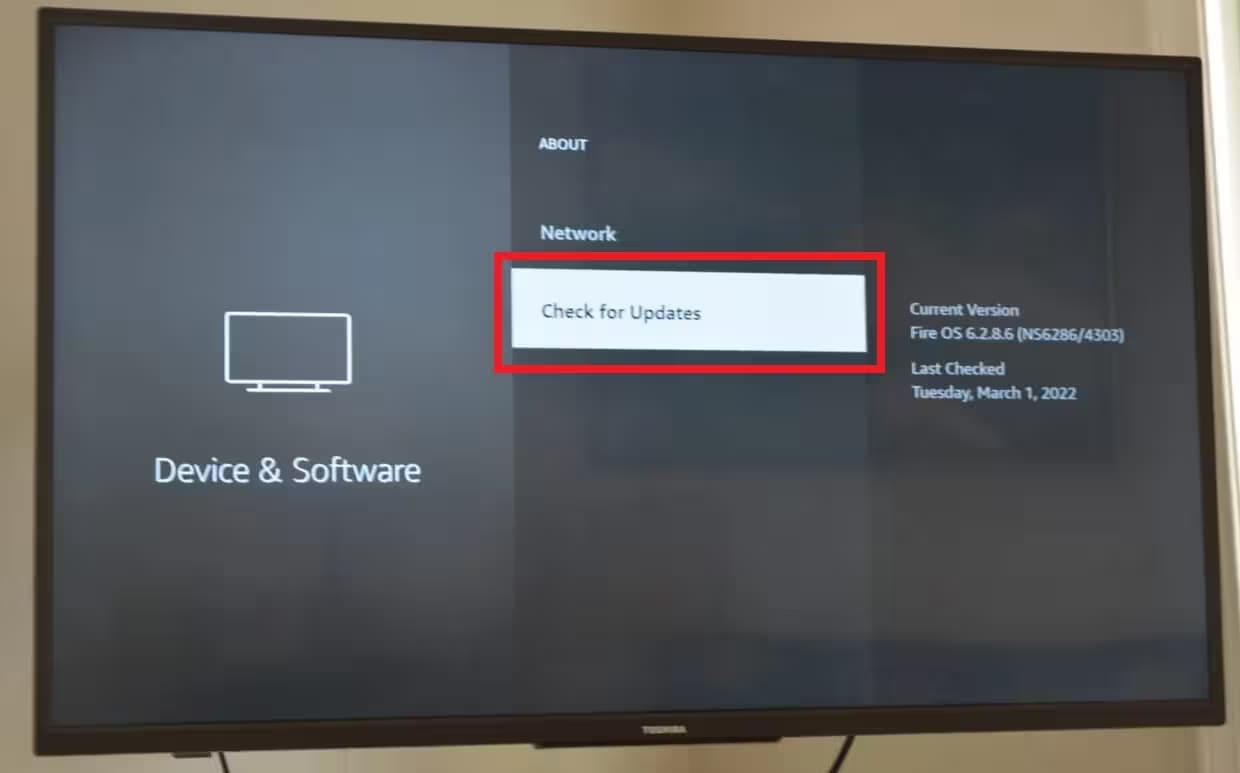 update Fire TV Stick