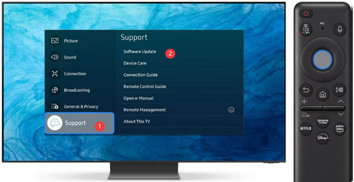 update Samsung TV