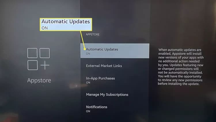 Automatic Updates in Fire TV