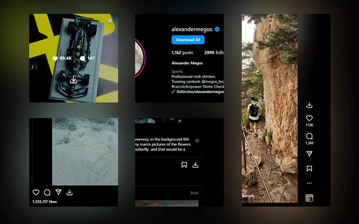 download video in Turbo Downloader for Instagram