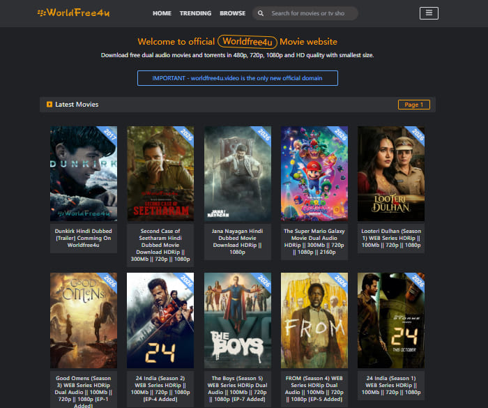 free bollywood mkv movie download site - WorldFree4U