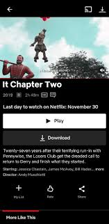 download IT Chapter Two in Netflix