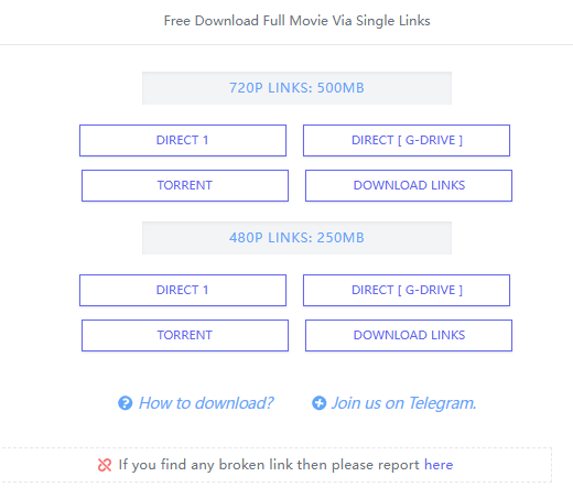 movie download link on Bolly4u