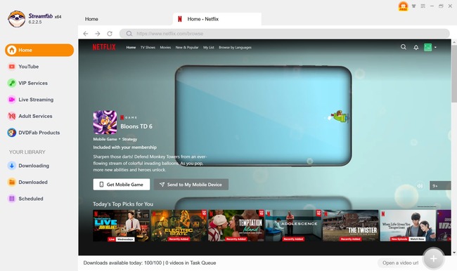 Best Netflix Downloader for Mac - StreamFab Netflix Downloader