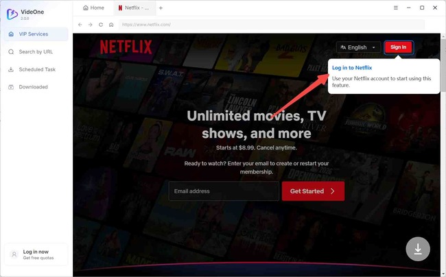 best Netflix downloader for Mac - TuneFab VideOne Netflix Downloader