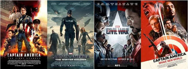 best 4k movies on disney plus - Captain America movies