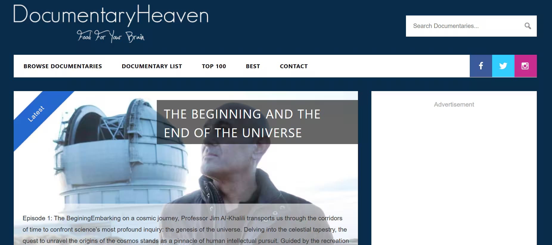 best documentary site - Documentary Heaven